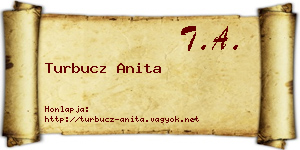 Turbucz Anita névjegykártya